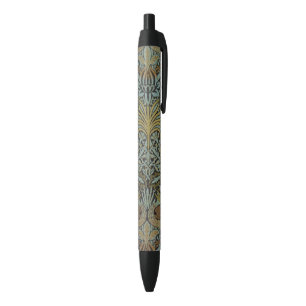Stylo Noir Peacock et Dragon (par William Morris)