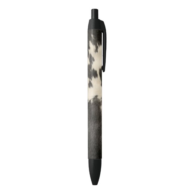 Stylo Noir Peau de vache (Bas (Vertical))