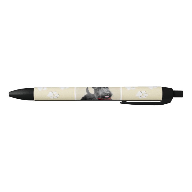 Stylo Noir Peinture écossaise Terrier - Cute Original Chien A (Bas)