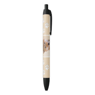 Stylo Noir Peinture Shiba Inu (Rouge) - Art Chien original