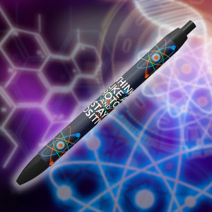 STYLO NOIR PENSEZ COMME UN PROTON ET RESTEZ POSITIF