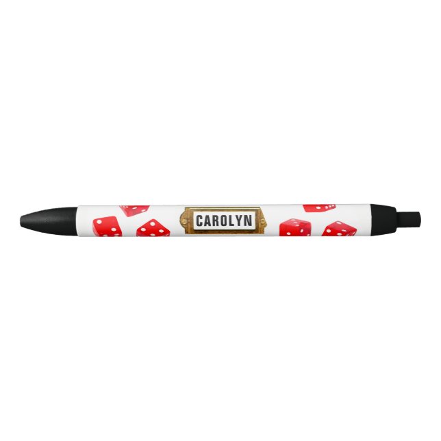 Stylo Noir Personalized Bunco Player (Devant)
