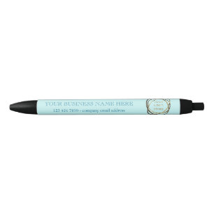 Stylo Noir Personnalisé Ajouter Logo d'entreprise Promotionne