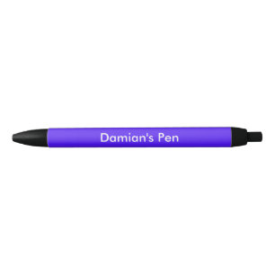Stylo Noir Personnalisé Han Purple