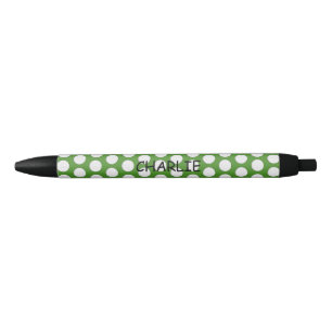 Stylo Noir Personnaliser le Motif de balle de golf