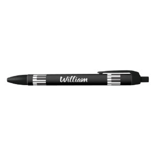 Stylo Noir Personnaliser les touches de piano noir et blanc