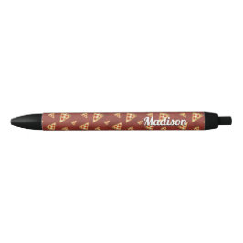Stylo Noir Personnaliser les tranches de pizza Cool motif rou