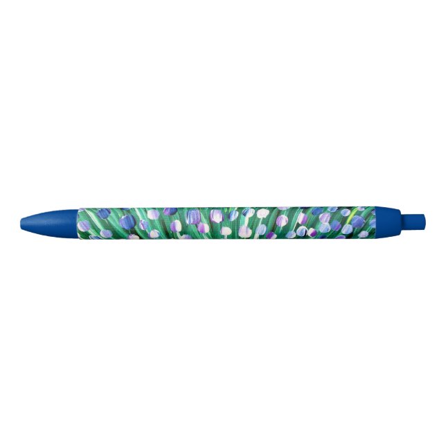 Stylo Noir Pétales mous (Devant)