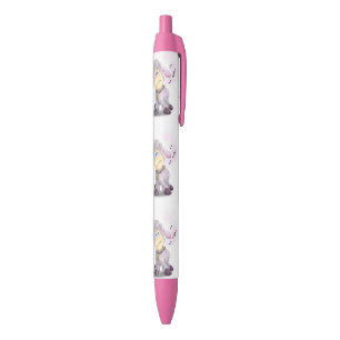 Stylo Noir Petit agneau avec Bell Pen cadeau