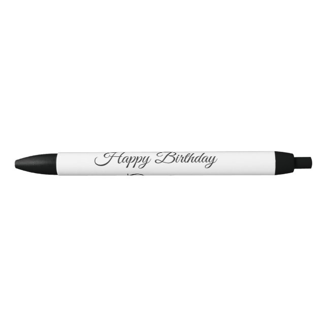STYLO NOIR PETIT ANNIVERSAIRE DE CUTIE (Devant)
