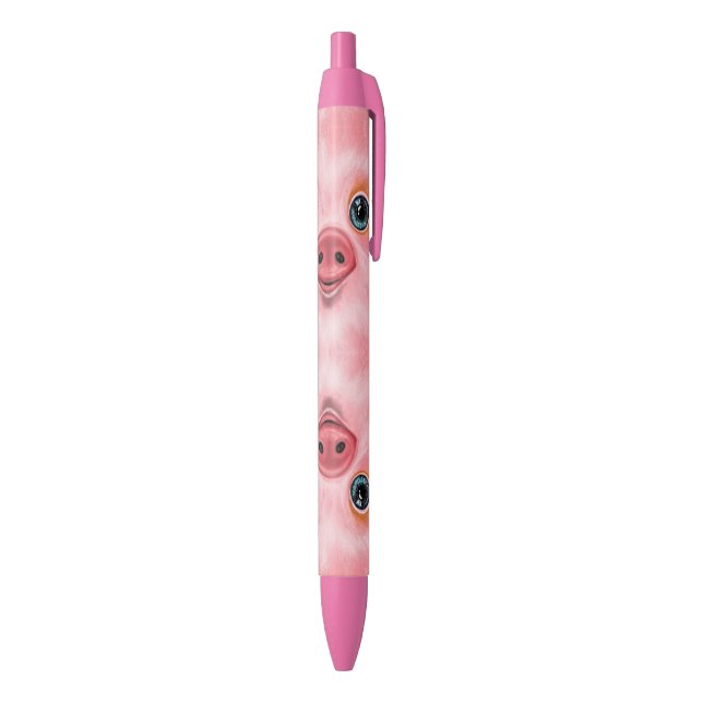 Stylo Noir Petit bébé Piggy - Smile (Bas (Vertical))