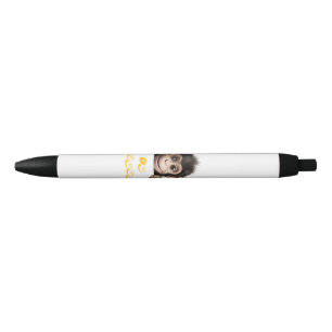 Stylo Noir petit singe go bananes