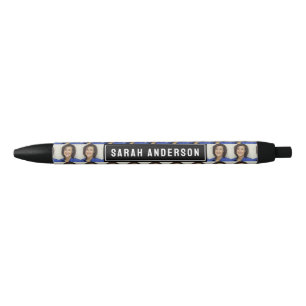 Stylo Noir Photo personnalisé