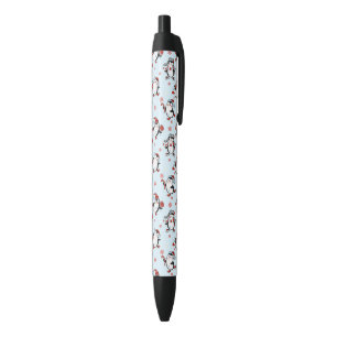 Stylo Noir Pingouin de vacances