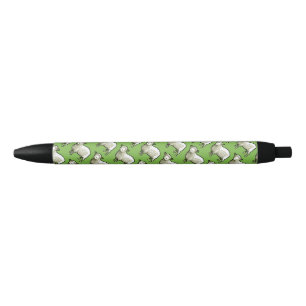 Stylo Noir Pixel Art Flock Motif de mouton