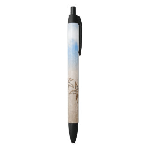 Stylo Noir Plage d'étoiles de mer