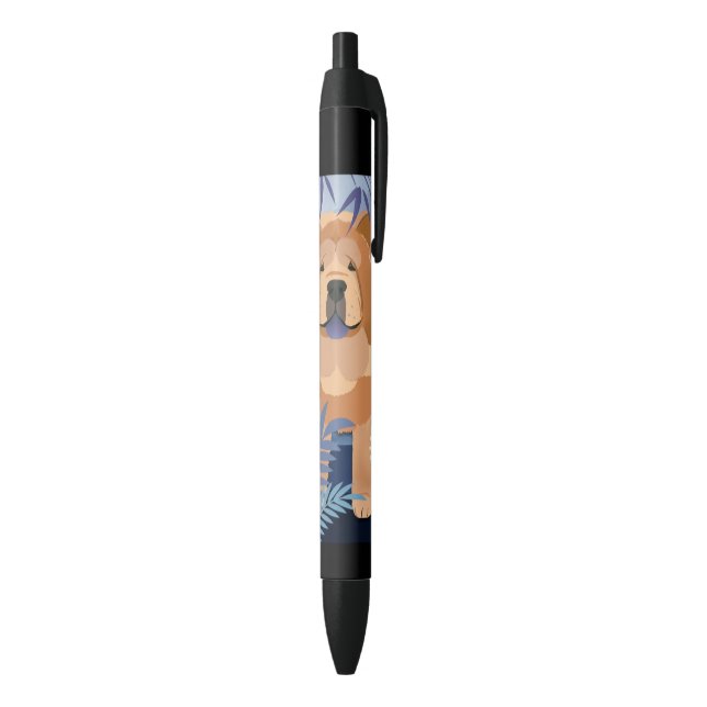 Stylo Noir plume d'encre douce INDIGO (Bas (Vertical))