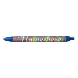 Stylo Noir Plumes Peacock Tinsel de Noël Personnalisées
