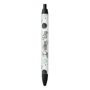 Stylo Noir Points de Crème Noir Menthe Fantaisie