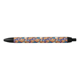 Stylo Noir Poisson clown Dessin animé mignon Famille Sous l'e