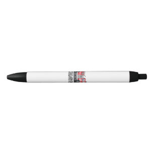 Stylo Noir Pompier Camion L'anniversaire de la famille des ga