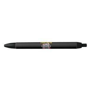 Stylo Noir Pompiers De Papa-Son Nephew Boys Futur Feu