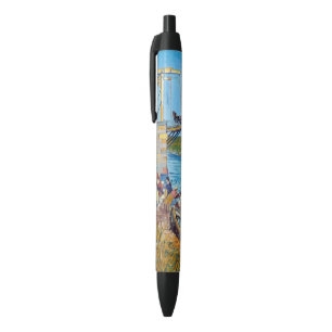 Stylo Noir Pont Langlois à Arles Vincent Van Gogh Japonisme