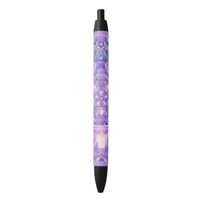 Stylo Noir Pourpre W1 (devant Vertical)