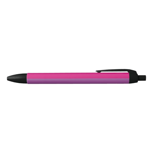 Stylo Noir Pride bisexuelle (Bi Drapeau) (Haut)