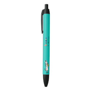 Stylo Noir Professeur Zèbre Mignon 