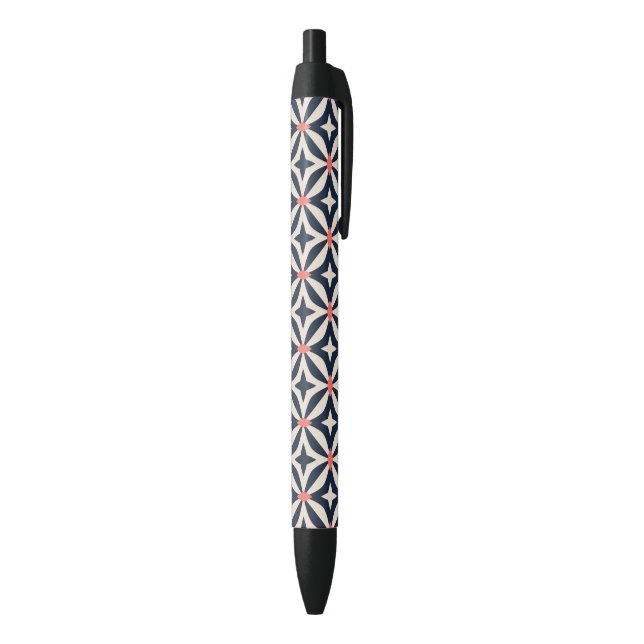 Stylo Noir Profil sous convention astérisque géométrique (Bas (Vertical))