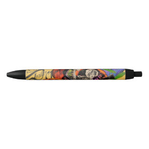 Stylo Noir Psycedelic amarillo