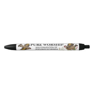 Stylo Noir Pure Culte 2025 Convention JW Cadeaux