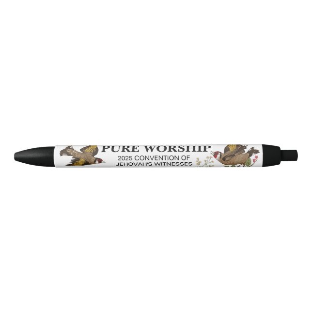 Stylo Noir Pure Culte 2025 Convention JW Cadeaux (Devant)