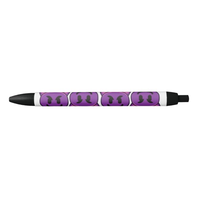 Stylo Noir Purple Devil Emoji  (Devant)