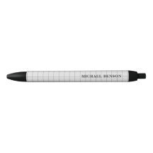 Quadrillage moderne noir gris lignes propres simpl