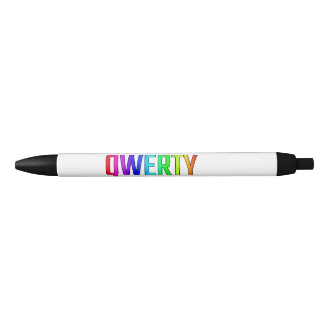 STYLO NOIR QWERTY (Devant)