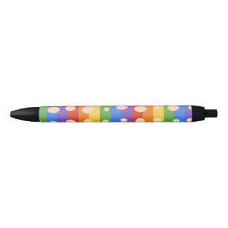 STYLO NOIR RAINBOW DOT STRIPES