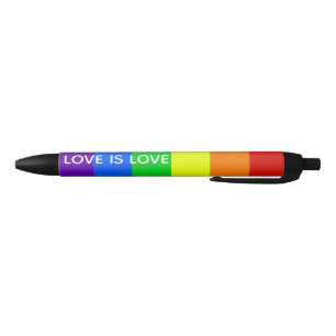 Stylo Noir Rainbow Love is Love Gay pride Parade LGBTQ