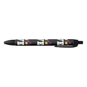 Stylo Noir Rainbow paw