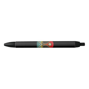 Stylo Noir Raquette de tennis Vintage Traversée Retro - Amate