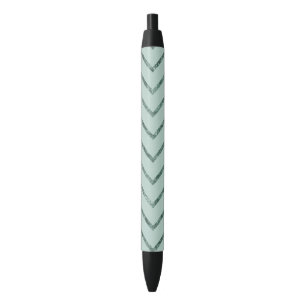 Stylo Noir Rayures fascinantes en bon état de zigzag de