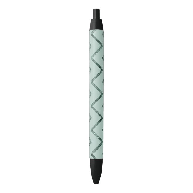 Stylo Noir Rayures fascinantes en bon état de zigzag de (devant Vertical)
