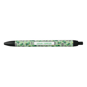 Stylo Noir Recyclage des camions à ordures Enfants Motifs