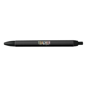 Stylo Noir Remerciement de professeur personnalisé pour la re