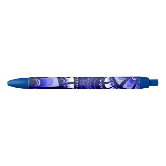 Stylo Noir Remix bleu et blanc