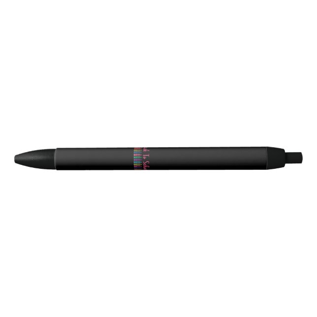 Stylo Noir retour à l'école (Devant)