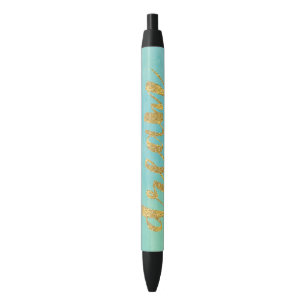 Stylo Noir Rêve en bon état d'or d'aquarelle d'Aqua