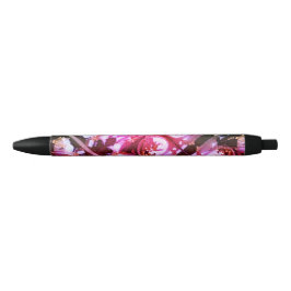 Stylo Noir Rose coloré