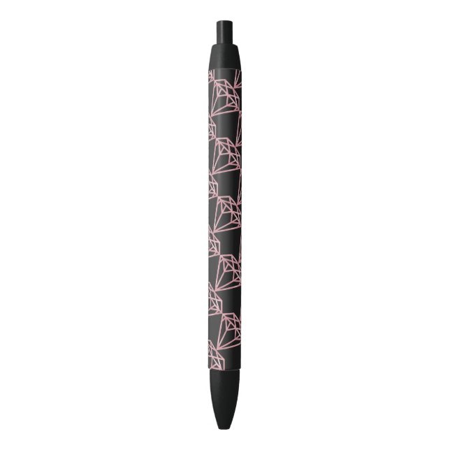 Stylo Noir Rose Gold (devant Vertical)